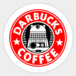 Darbucks Coffee RED Sticker